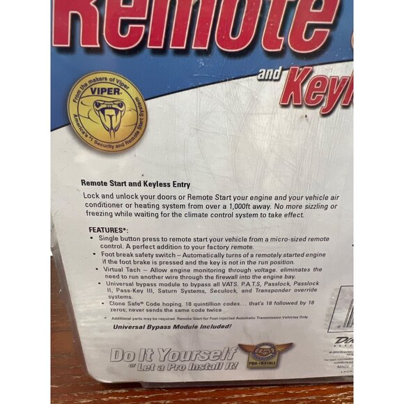 Ready Remote Start & Keyless Entry System With Instructional DVD Z3 - Picture 3 of 3